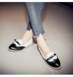 Womens DC241 All Weather Bows Business Pu Low Block Flats Black $36.95 Flats