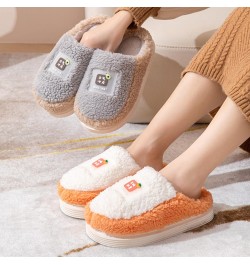 Ladies Warm Flower Slippers Women Warm Winter Home Fashion Cute Printed Slippers Warm Medium Width Tight Fitting Ankle Shoes ...