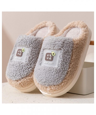 Ladies Warm Flower Slippers Women Warm Winter Home Fashion Cute Printed Slippers Warm Medium Width Tight Fitting Ankle Shoes ...