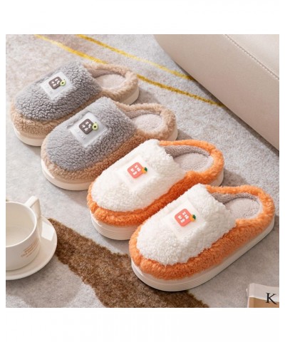 Ladies Warm Flower Slippers Women Warm Winter Home Fashion Cute Printed Slippers Warm Medium Width Tight Fitting Ankle Shoes ...