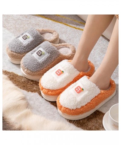 Ladies Warm Flower Slippers Women Warm Winter Home Fashion Cute Printed Slippers Warm Medium Width Tight Fitting Ankle Shoes ...