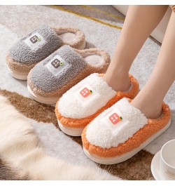 Ladies Warm Flower Slippers Women Warm Winter Home Fashion Cute Printed Slippers Warm Medium Width Tight Fitting Ankle Shoes ...