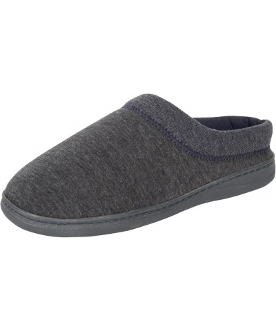 womens Soft Waffle Knit Clog Slippers With Indoor/Outdoor Sole Charcoal/Blue $12.89 Slippers