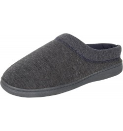 womens Soft Waffle Knit Clog Slippers With Indoor/Outdoor Sole Charcoal/Blue $12.89 Slippers