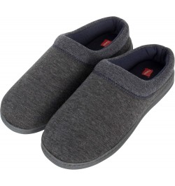 womens Soft Waffle Knit Clog Slippers With Indoor/Outdoor Sole Charcoal/Blue $12.89 Slippers