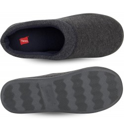 womens Soft Waffle Knit Clog Slippers With Indoor/Outdoor Sole Charcoal/Blue $12.89 Slippers