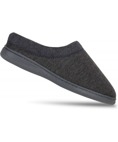 womens Soft Waffle Knit Clog Slippers With Indoor/Outdoor Sole Charcoal/Blue $12.89 Slippers