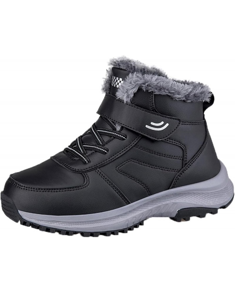 Men's Winter Snow Boots Women's Snow Boots Mens Winter Shoes Slip On Snow Boots Outdoor Warm Ankle Boots Grey $19.27 Outdoor ...