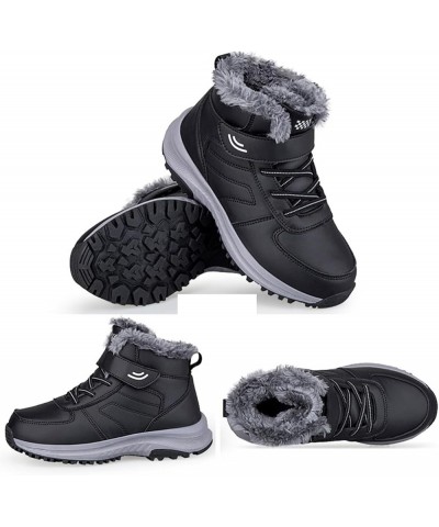 Men's Winter Snow Boots Women's Snow Boots Mens Winter Shoes Slip On Snow Boots Outdoor Warm Ankle Boots Grey $19.27 Outdoor ...