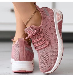 Women Sneakers Slip-On Walking Shoes Girls Running Shoes Shoelaces for Sneakers A-pink $16.39 Athletic Shoes