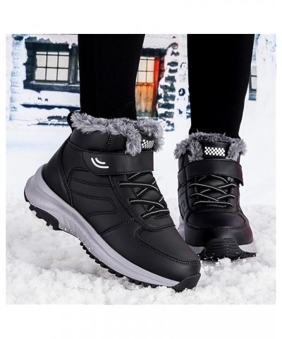 Men's Winter Snow Boots Women's Snow Boots Mens Winter Shoes Slip On Snow Boots Outdoor Warm Ankle Boots Grey $19.27 Outdoor ...