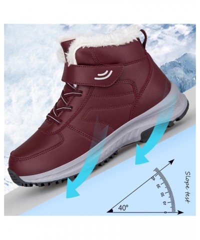 Men's Winter Snow Boots Women's Snow Boots Mens Winter Shoes Slip On Snow Boots Outdoor Warm Ankle Boots Grey $19.27 Outdoor ...