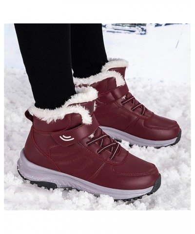 Men's Winter Snow Boots Women's Snow Boots Mens Winter Shoes Slip On Snow Boots Outdoor Warm Ankle Boots Grey $19.27 Outdoor ...