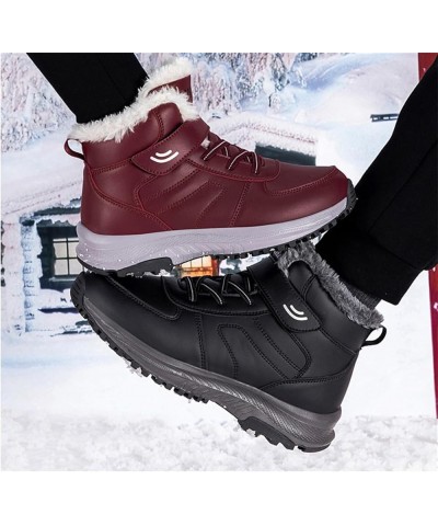 Men's Winter Snow Boots Women's Snow Boots Mens Winter Shoes Slip On Snow Boots Outdoor Warm Ankle Boots Grey $19.27 Outdoor ...