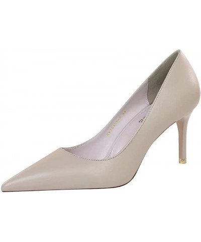 Women's Fashion Pointed Toe Stiletto High Heel Dress Pump Shoes A Gray $23.25 Pumps