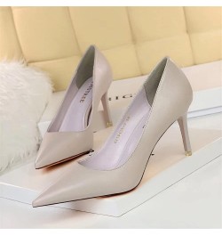 Women's Fashion Pointed Toe Stiletto High Heel Dress Pump Shoes A Gray $23.25 Pumps