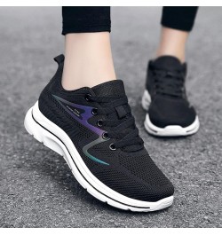 Canvas Low Top Sneakers Womens Walking Shoes Sock Sneakers Daily Shoes Pull-on Lightweight Comfy Breathable Z 03-black $19.21...