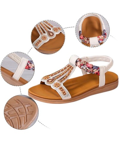 Womens Ankle Strap Gladiator Low Wedge Sandal Casual Beach Lightweight Flats Heel Flip Flop Shoes 176-zoxro-yellow3 $13.69 Pumps