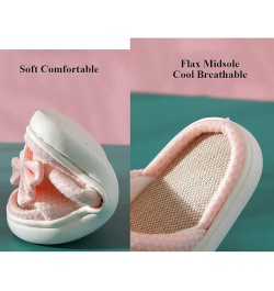 Girls Boys Slides Sandals House Slippers, Thick Bottom Non-Slip Slippers Indoor Outdoor Use, Cute Bow Slippers Light Breathab...