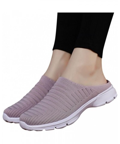 Women Walking Sneakers Athletic Training Shoes Workout Sneakers for Women Womens Sneakers Size 10 B-purple $18.73 Athletic Shoes