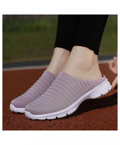 Women Walking Sneakers Athletic Training Shoes Workout Sneakers for Women Womens Sneakers Size 10 B-purple $18.73 Athletic Shoes