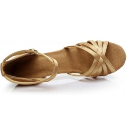 Women's Sandals Fashion Latin Salsa Color Dance Prom Ballroom Shoes Women's Womens Chunky Sandals Size 9 Khaki $14.66 Athleti...