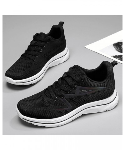 Canvas Low Top Sneakers Womens Walking Shoes Sock Sneakers Daily Shoes Pull-on Lightweight Comfy Breathable Z 03-black $19.21...