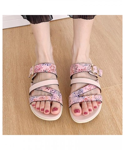 Slippers Flip Flops Sandals Women Flat Casual Light Women Fashion Shoes Womens Adventure Sandals (Pink, 8.50) Pink 8 $24.38 S...