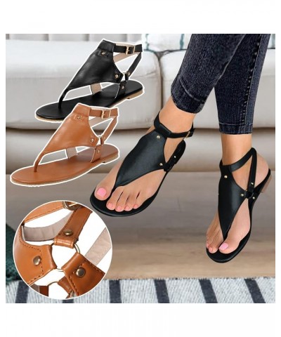 Sandals for Women Casual Summer Open Toe Ankle Strap Sandals Shoes Bohemian Outdoor Slippers Flat Beach Sandals 02black $25.0...