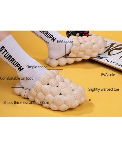 Lychee Bubble Slippers, Home Massager Slippers, Platform Super Soft Non-Slip Beach Slippers, Indoor and Outdoor Breathable Sa...