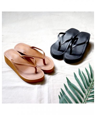 Women's, Thong Sandals, Platform Braun $14.59 Sandals