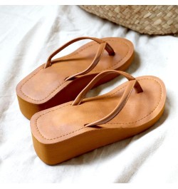 Women's, Thong Sandals, Platform Braun $14.59 Sandals