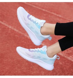 Women's Orthopedic Slip-On Walking Shoes Lightweight Soft Casual Sneakers, Ladies Sneakers Sky Blue $18.43 Loafers & Slip-Ons