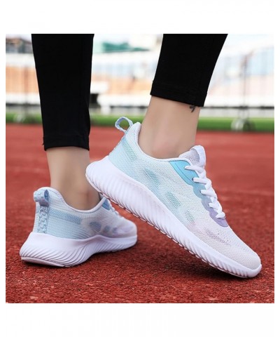 Women's Orthopedic Slip-On Walking Shoes Lightweight Soft Casual Sneakers, Ladies Sneakers Sky Blue $18.43 Loafers & Slip-Ons