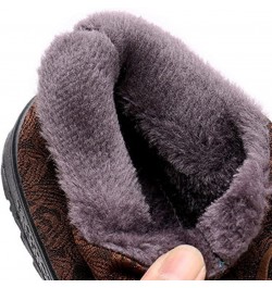 Women Snow Boots Autumn and Winter Fashionable Flower Pattern Bow Decoration Comfortable Comfortable Leather Boots Women A $2...