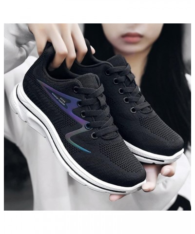 Canvas Low Top Sneakers Womens Walking Shoes Sock Sneakers Daily Shoes Pull-on Lightweight Comfy Breathable Z 03-black $19.21...