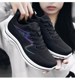 Canvas Low Top Sneakers Womens Walking Shoes Sock Sneakers Daily Shoes Pull-on Lightweight Comfy Breathable Z 03-black $19.21...