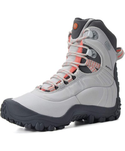 Women's Thermator Mid High-Top Waterproof Outdoor Hiking Boot White $25.85 Boots