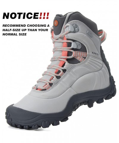 Women's Thermator Mid High-Top Waterproof Outdoor Hiking Boot White $25.85 Boots