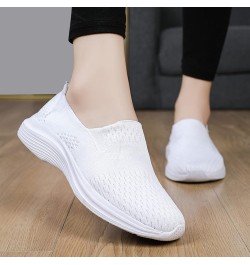 Women Sneakers Size 8 Comfortable Comfy Shoes for Women Slip Ons All Black Platform Tennis Shoes for Women Wedge Fashion Snea...