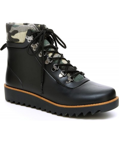 Women's Rainey Hiker Waterproof Ankle Boot Black/Camo $28.80 Boots