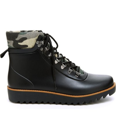 Women's Rainey Hiker Waterproof Ankle Boot Black/Camo $28.80 Boots