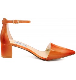 Handmade Slip-On Women's Orange Patina Pumps (Numeric_7) $52.63 Pumps