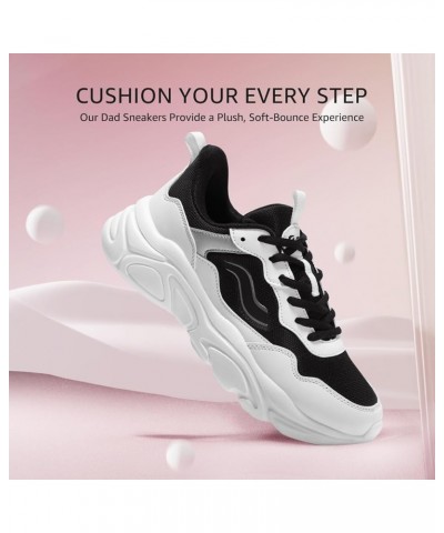 Chunky Sneakers for Womens Platform Dad Shoes Comfortable Walking Shoes Classic Wb $26.09 Fashion Sneakers