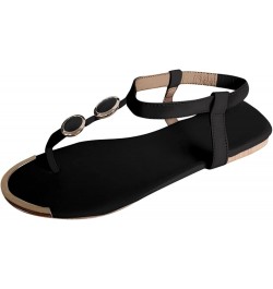 2021 Comfy Platform Open Toe Strapy Sandal Shoes Casual Summer Beach Travel Sandals for Women Z01-black $11.87 Sandals