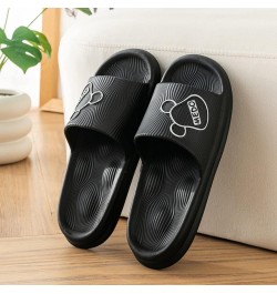 Bury Tony Unisex Cartoon Solid Color Slippers Indoor Outdoor Slippers Open Toe Non-Slip Quick Drying House Slippers fit US 5....