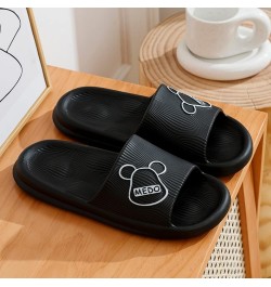 Bury Tony Unisex Cartoon Solid Color Slippers Indoor Outdoor Slippers Open Toe Non-Slip Quick Drying House Slippers fit US 5....