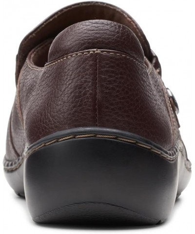 Womens Cora Poppy Dark Brown Tumbled $23.60 Loafers & Slip-Ons