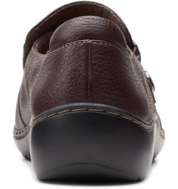 Womens Cora Poppy Dark Brown Tumbled $23.60 Loafers & Slip-Ons