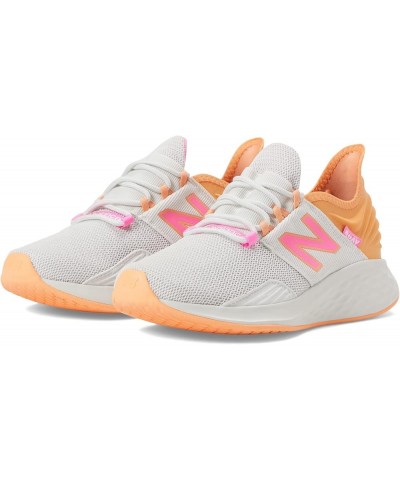 Women's Fresh Foam Roav V1 Sneaker Nimbus Cloud/Peach Glaze/Vibrant Pink $35.98 Athletic Shoes